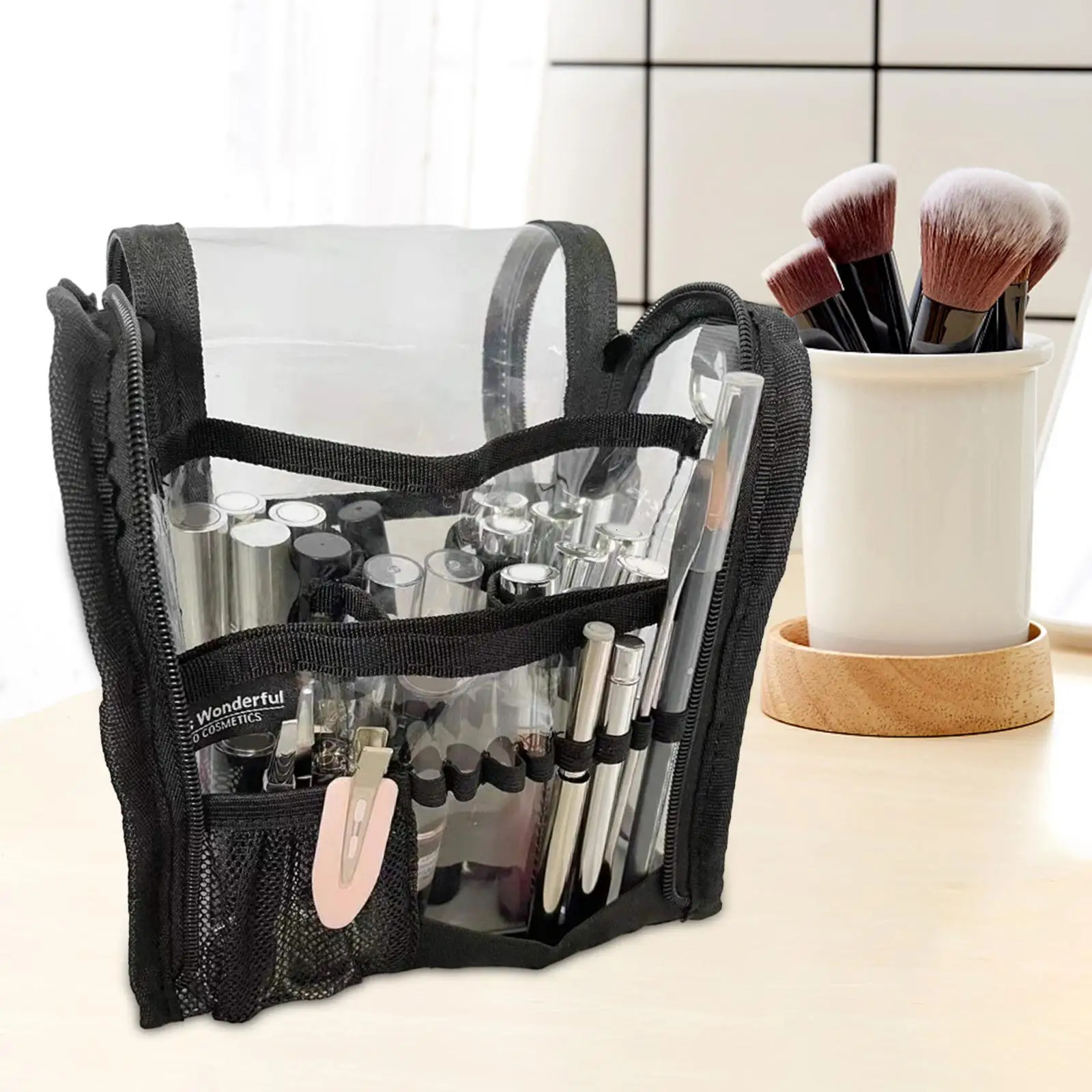 Makeup bag organizer portable makeup artist bag camping outdoor 241210