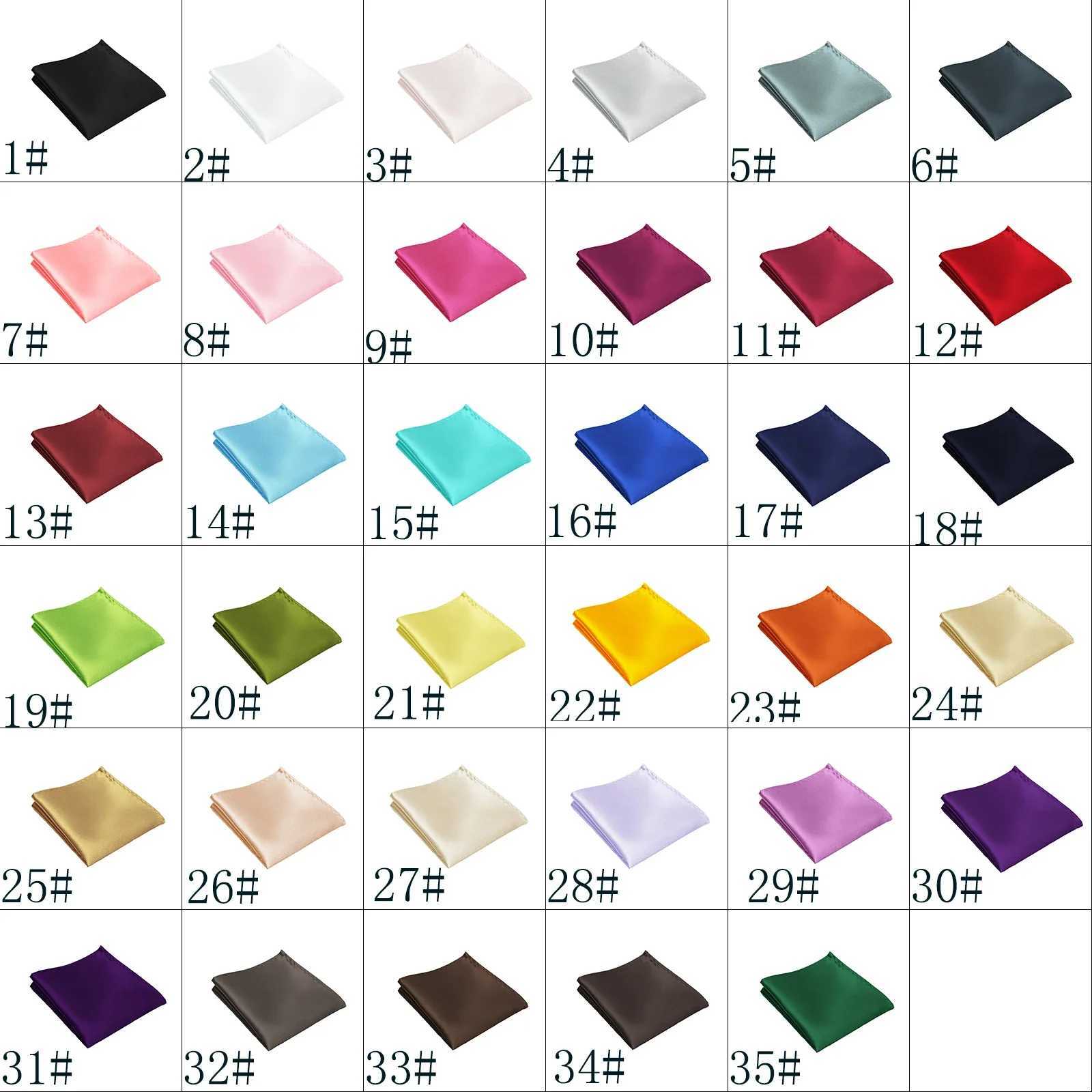 Luxury Mens Handkerchief Hankies Polyester Hanky Business Pocket Square Chest Towel Banquet Anniversary Commercial 22*22CM W241213