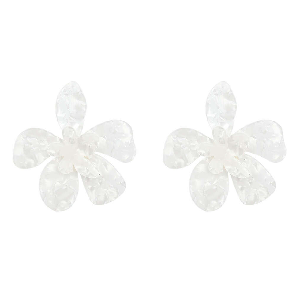 Ins Wind Internet Red Multi layer Acetic Acid Board for Elegant and Artistic Women wer Earrings