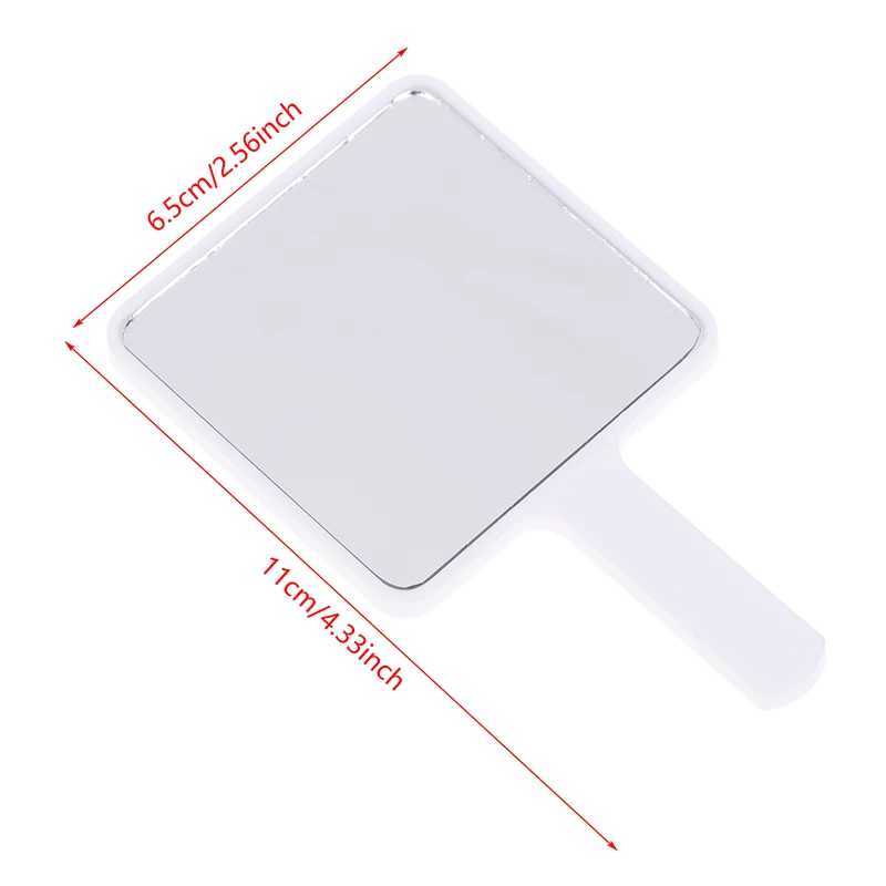Handheld Makeup Mirror Square Makeup Vanity Mirror With Handle Hand Mirror SPA Salon Compact Mirrors Cosmetic Mirror For WomenXJ241213