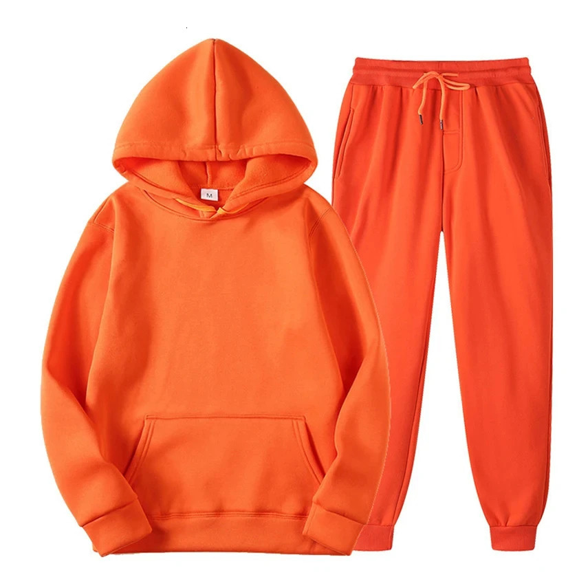 2024 Winter Mens Track and Field Clothing Set Long Sleeve PullingRunning 2piece Fitness Running 241211