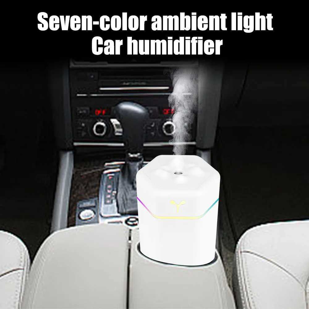 Electric Air Humidifier Mini Purifier Portable For Home Car Cool Mist Sprayer USB Aroma Diffuser with Colorful Night LightXJ241213