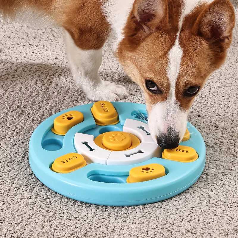 Dog Sniffing Puzzle Toy Pet Slowly Eating Food Tray Distribution Feeding Machine Training Game Cat and Dog Intelligent Toy X241213