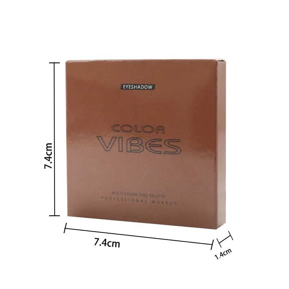 Sexy Charming Deciduous Red Brown Eye Shadow Makeup Palette Chocolate Brown Pearl Glitter Powder Nine Color Eye Shadow Palette W241213