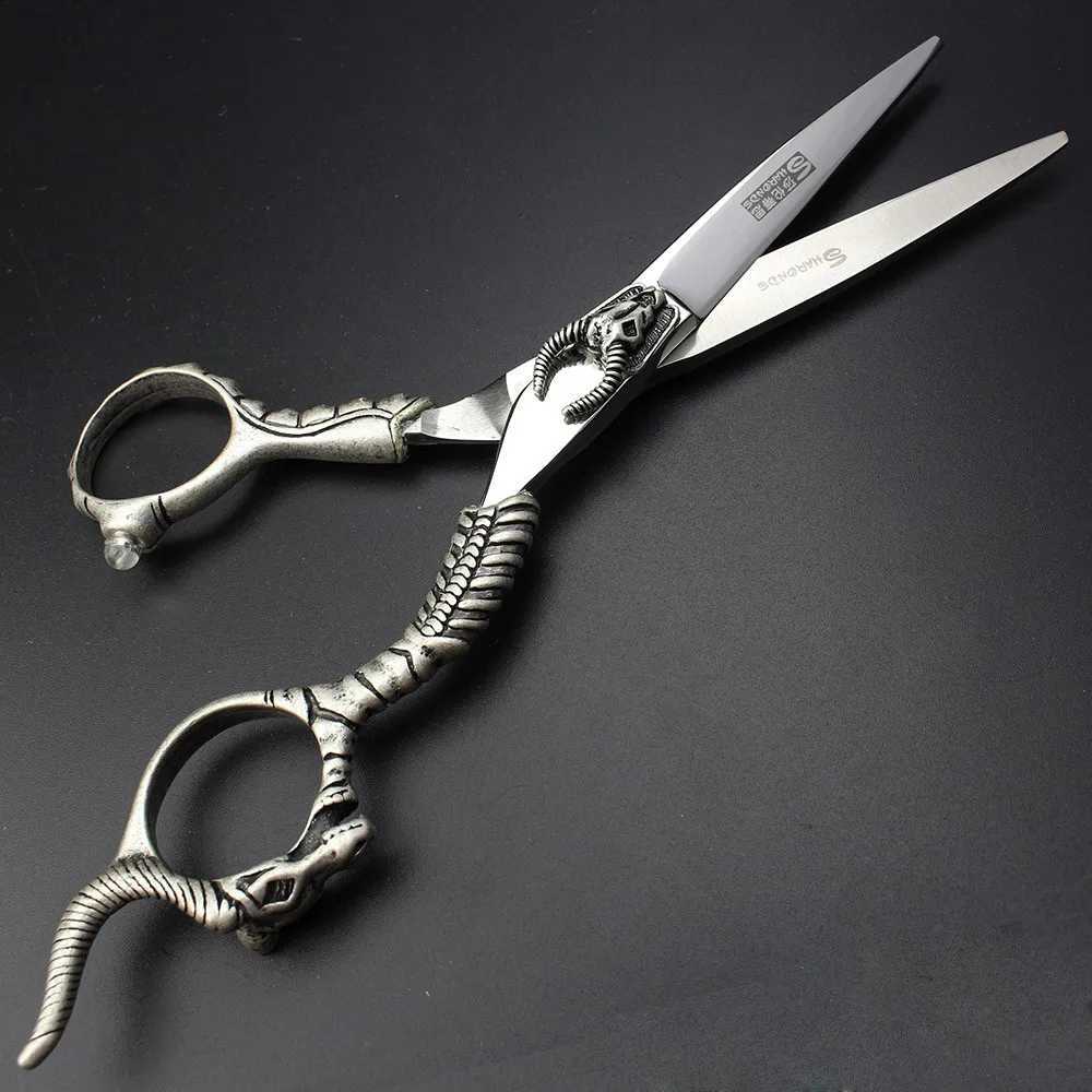 New Arrival SHARONDS limited Pharaoh professional hairdressing scissors 6 inch high-end hair salon professional barber scissors Z241213