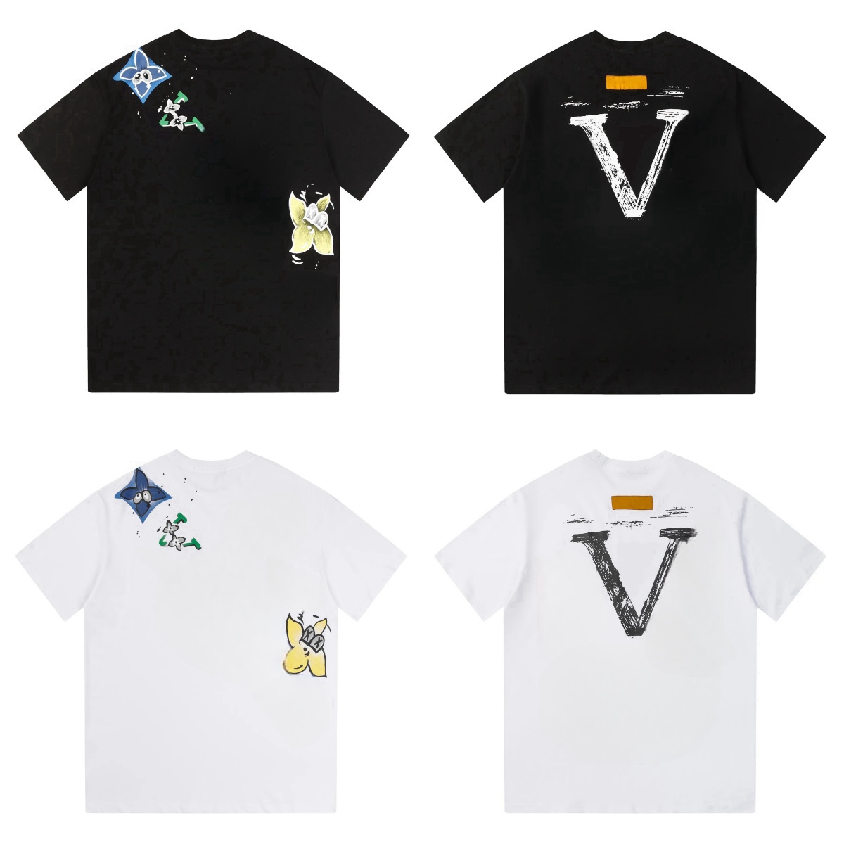 2025 designer tshirt mens womens t shirt high-quality version t-shirts men women designer loose tees tops man casual street graffiti shirt sweatshirt short sleeve tee