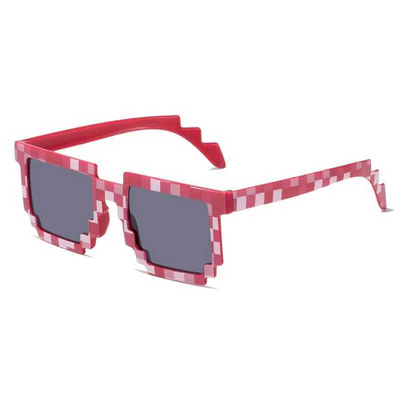 New fashion Sun Glasses Hot Sale Sunglasses Creeper Glasses Novelty Mosaic Funny Goggles Boys Girls Pixel EyewearX241213