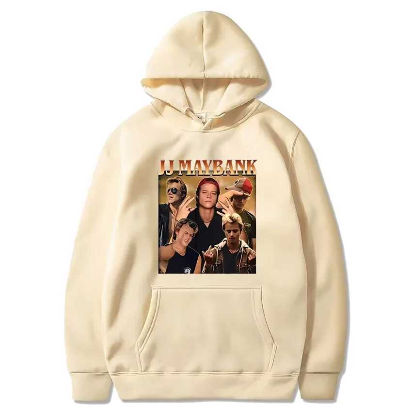Series 3 Fashionable Wool Hoodie for Mens Retro Street Mens Pullover JJ Maybank Long Sleeve Hoodie W241213