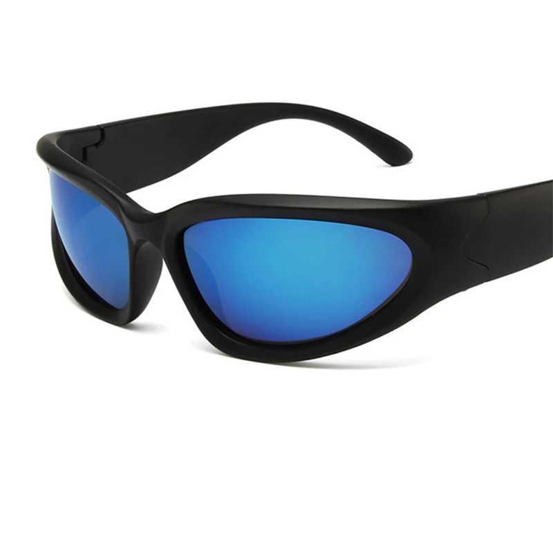 Y2k New Punk Sports Sunglasses For Men Women Luxury Brand Designer Sun Glasses Mens Fashion Vintage Shades UV400 Goggle EyewearX241213