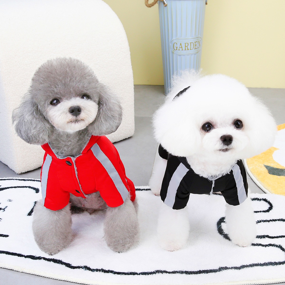 Autumn and Winter Dog Reflective Jacket with Full Leg Coverage
