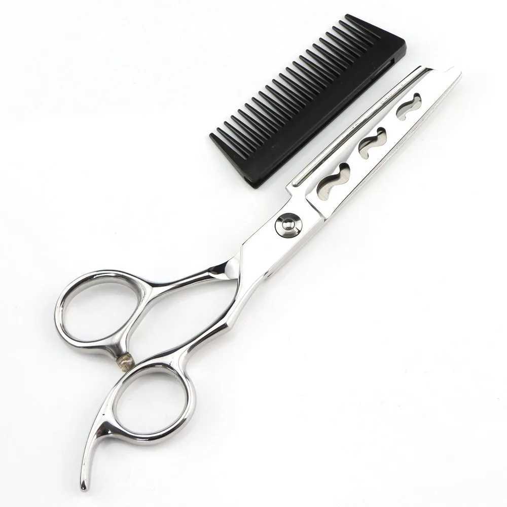 New Arrival Professional JP440C steel 6-inch hollow 2-in-1 hair clip with comb hairdresser hairdresser Z241213