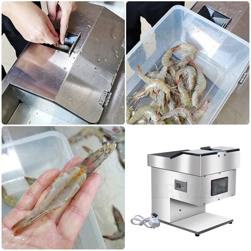 Stainless Steel Shrimp Shell Removing And Shrimp Peeler Deveiner Shell Processing Machine