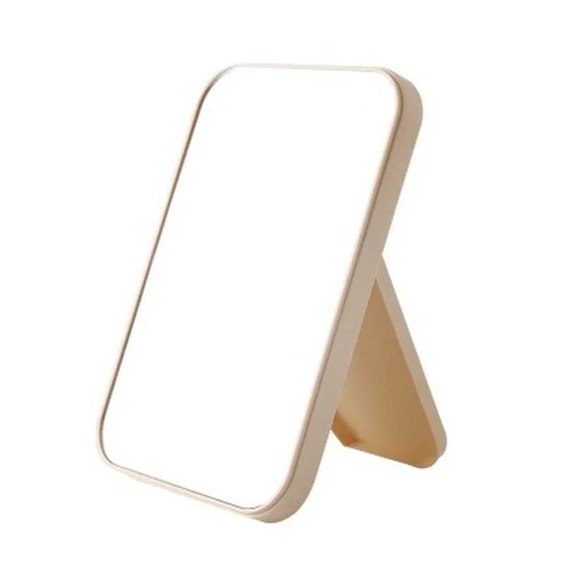 Desktop Folding Portable Makeup Mirror Student Dormitory Desktop Small Mirror Female Dressing Mirror with Princess MirrorXJ241213