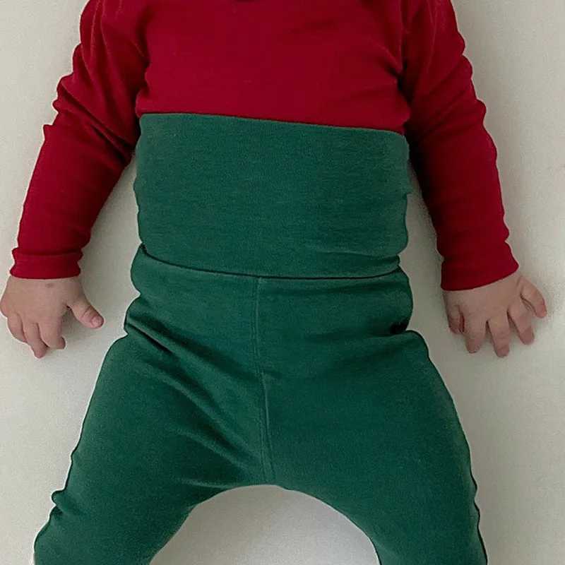 Ins Style Baby Fashion Christmas Costume Set Hoodie High Waist Pants Hat Set Newborn Baby Girl Boy Christmas Set W241213