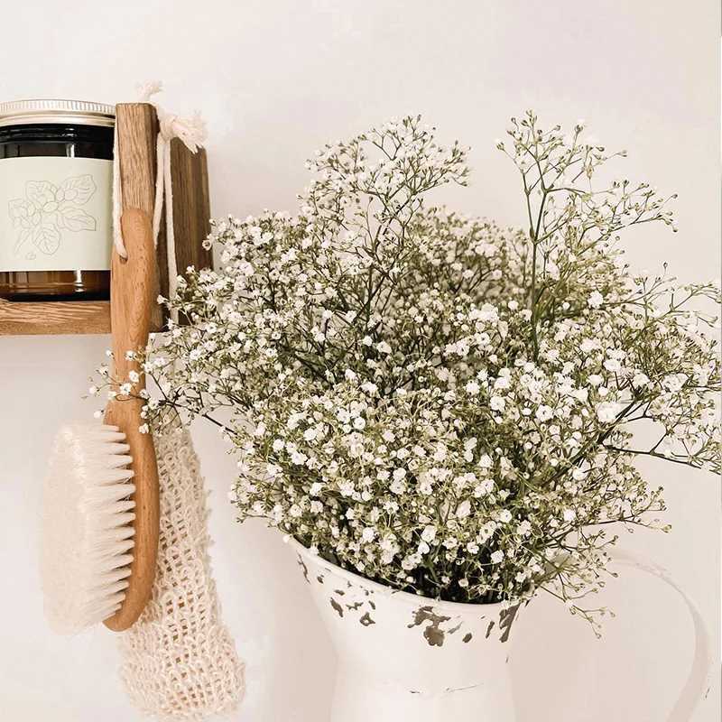 White Natural Dried Gypsophila Babys Breath Dried Flowers Gypsophila Arrangement Home Decoration Wedding Table Decor Floral DIY H260421