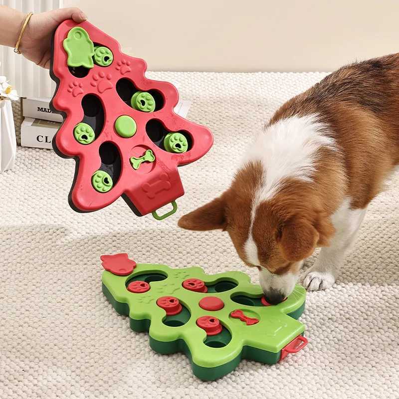 Pet sniffing puzzle toy high-quality interactive and durable slow food tray for dogs anti slip pet food dispenser X241213