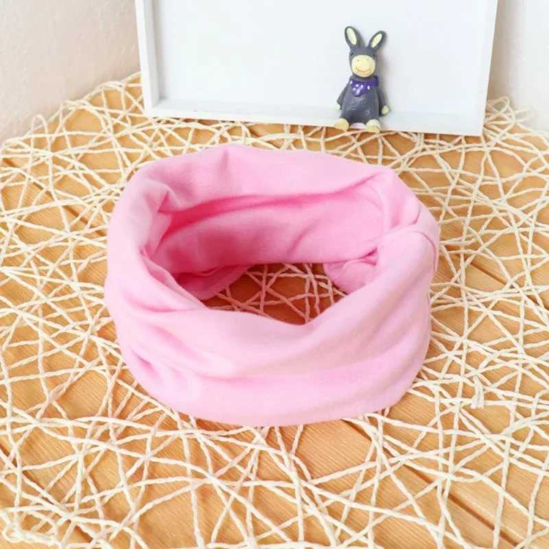 Scarves Wraps 100% Cotton Baby Pullover Bibs Autumn and Winter Collar Neckerchief Children Scarves Kids O Ring Neck Scarf Gaiter for Bbay Kids H241213