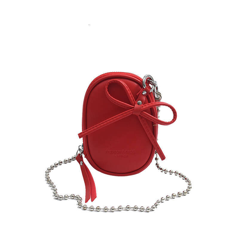 Mini bags for women summer niche spicy girl style chain crossbody headphones key holder red envelope 2024 new casual versatile fashion clothing