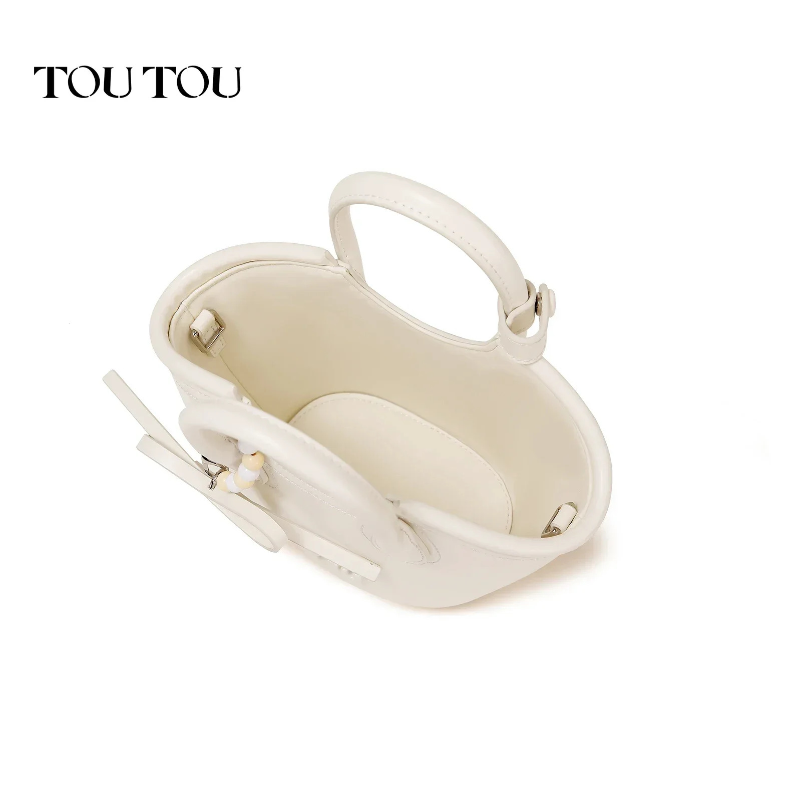 TOUTOU Women Vegetable Baskets Bag Adjustable Shoulder Strap Pu Leather Designer Handbag Star Pendent Christmas Gift