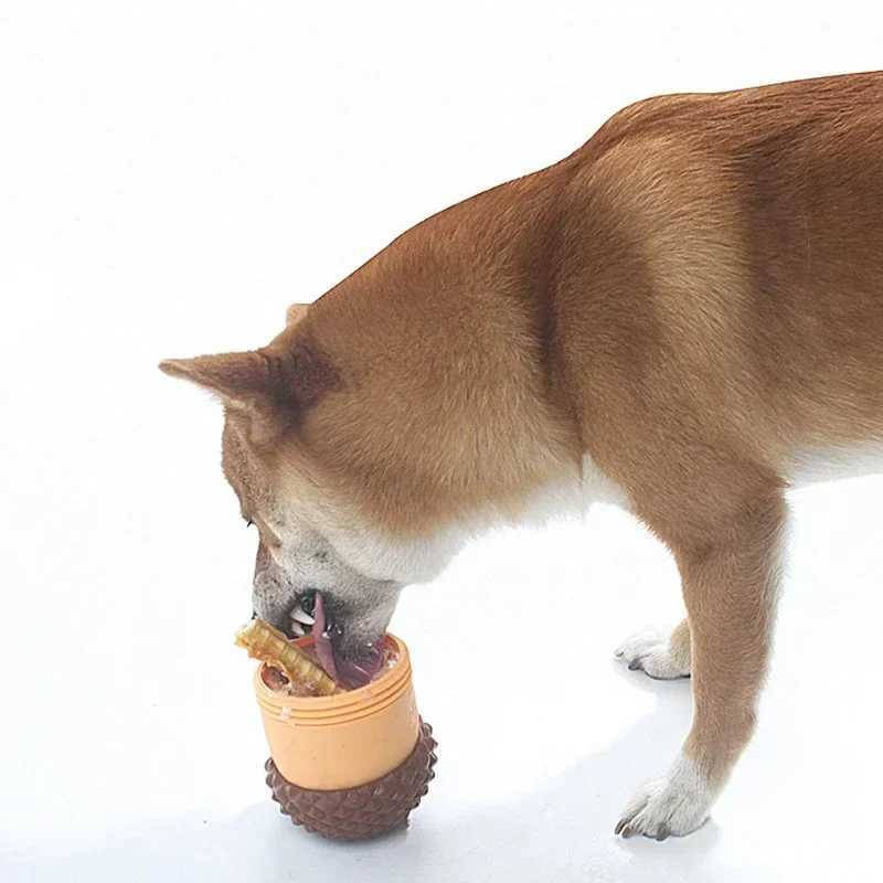 Dog toys leak food balls interesting interactions slow feeders bowls puzzle toys pine cones pet teeth cleaning chewing toys pet supplies X241213