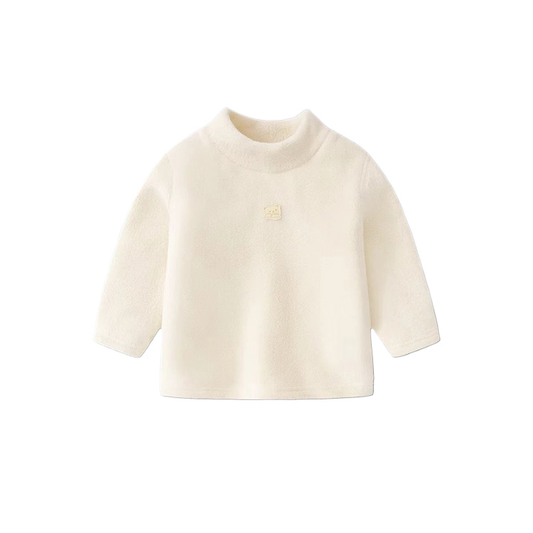 Unisex Thermal Sweater for Kids Thick Fleece Inside for Fall and Winter Comfort