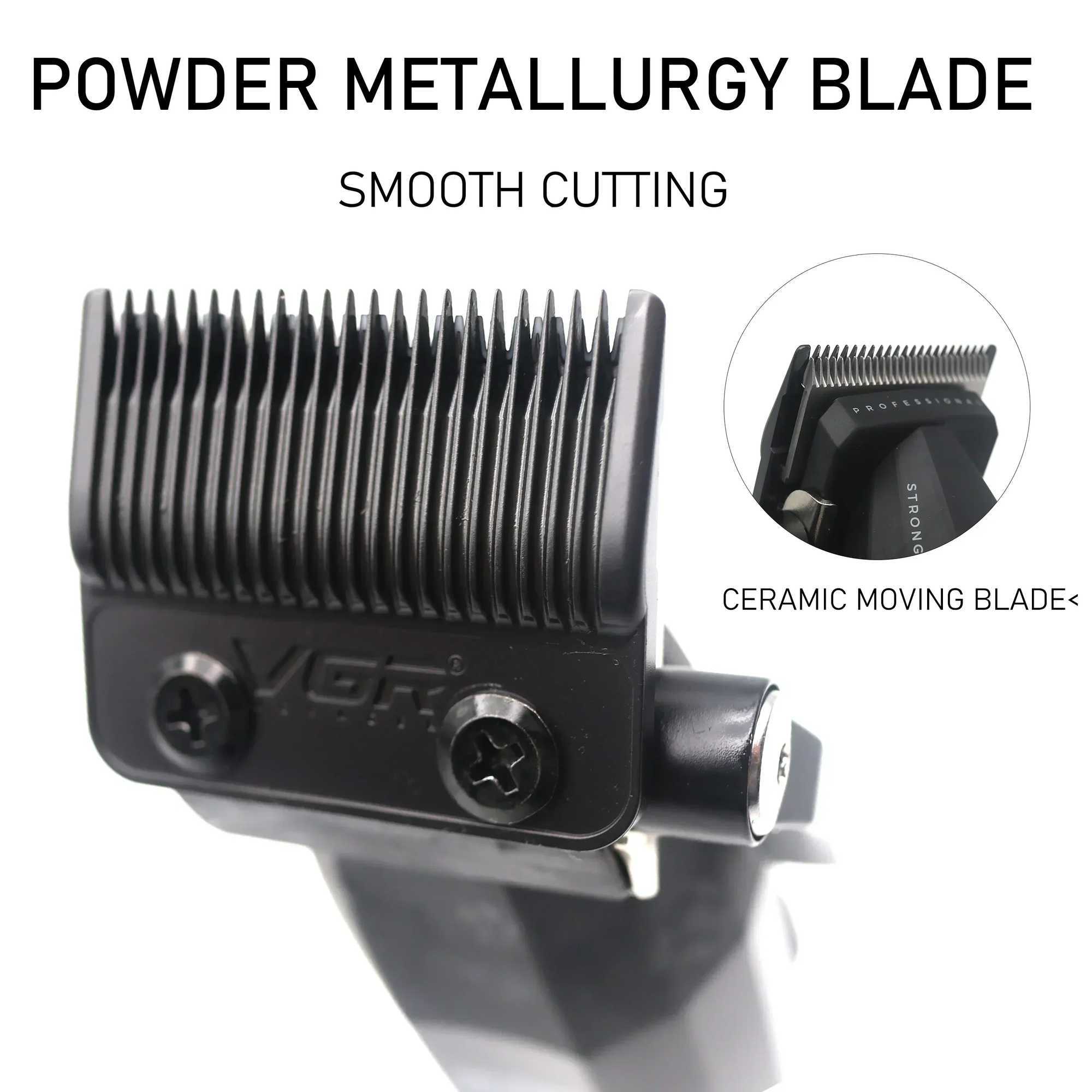 VGR V-003 V-906 Full Metal Professional Hair Cutting Machine Kit for Men DLC Blade Hair Clipper 9000RPM Hair Cutting MachineXJ241213