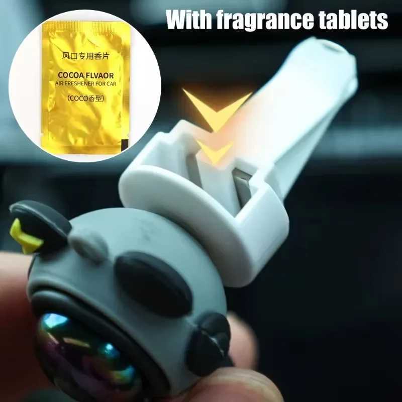 Lightning Bear Car Perfume Clip Air Conditioning Vent Aroma Clip Aroma Diffuser Spaceman Car Interior Decor AccessoriesXJ241213