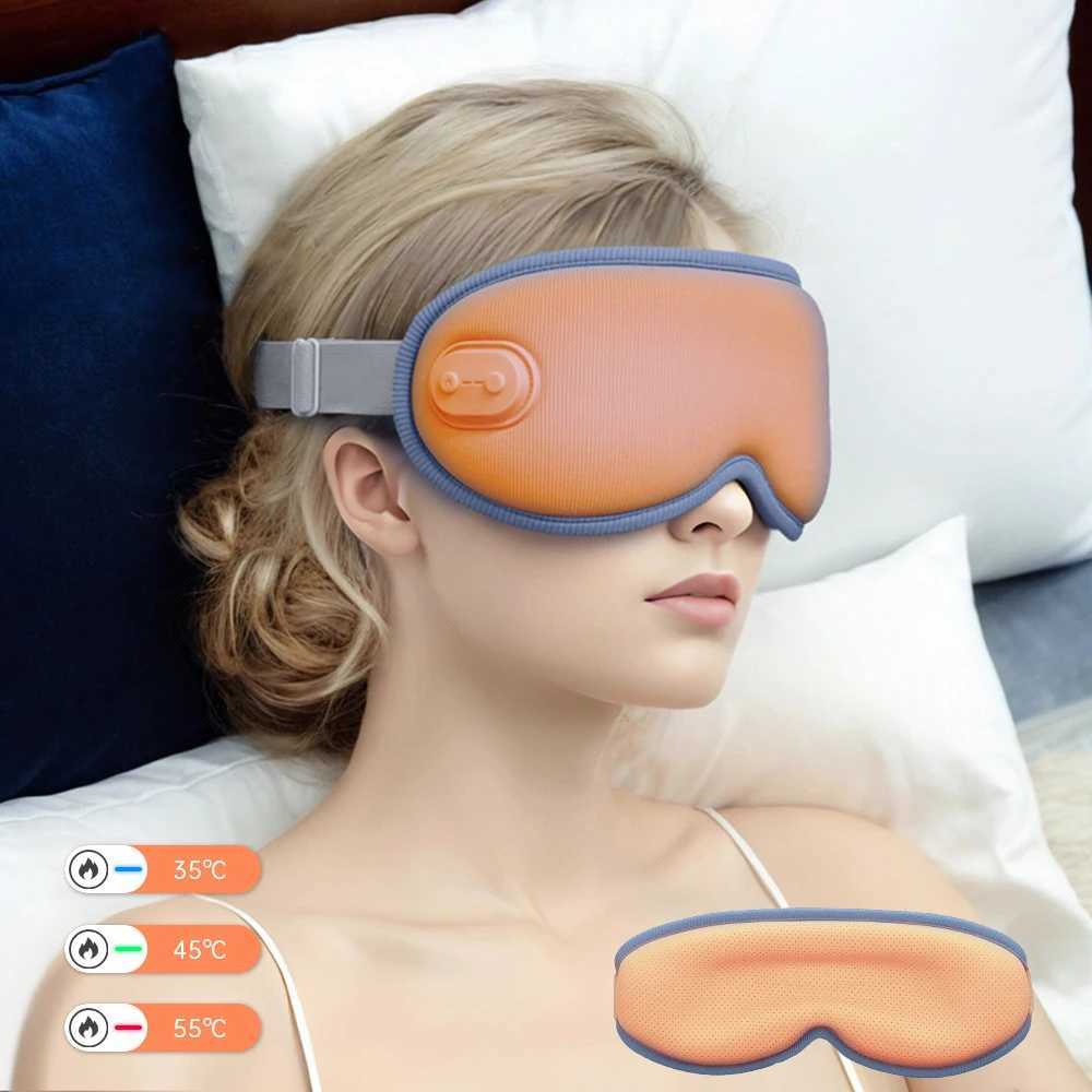 Hot press 5-level vibration electric steam eye mask with constant temperature sleep shadow relief W241213