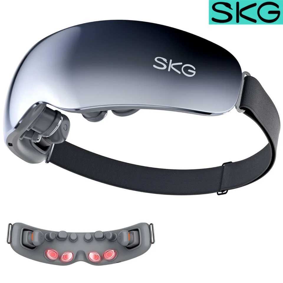 SKG E7-EN heated vibrating Bluetooth music smart eye massager suitable for migraine adaptive temple massage and relaxing the eyes W241213