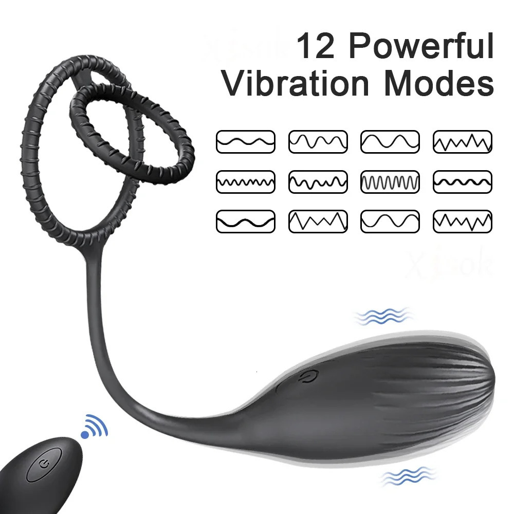 Prostate Massager With Cockring Vibrating Butt Plug Anal APP Vibrator Wireless Remote Sex Toys for Men Ass Dildo Women 241213