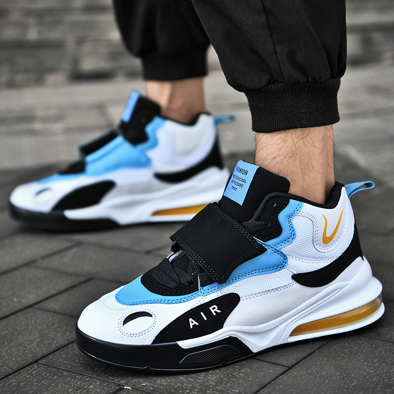 spring autumn black and white panda color men's high-top shock absorption designer sports size 37-45 non-slip shoes