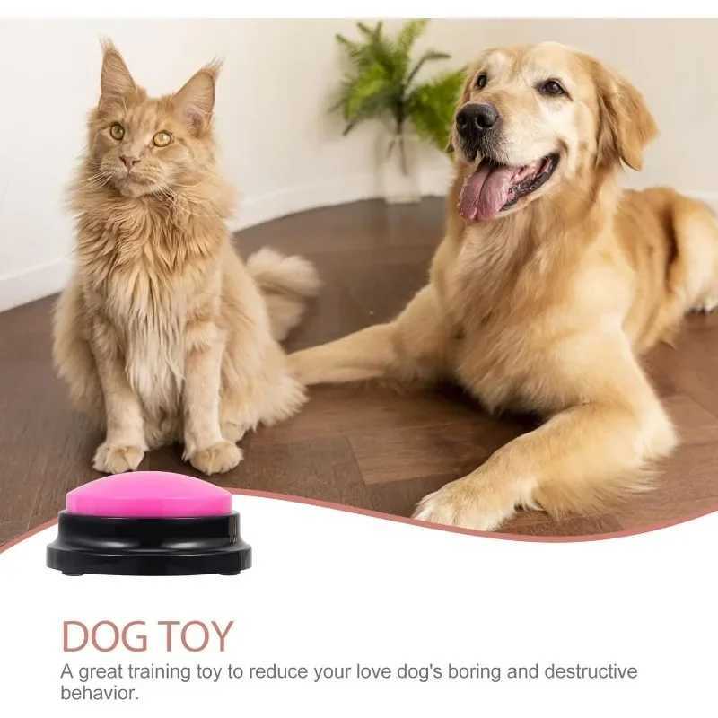 Dog Training Buzzer Dog Game Dog Accessories Pet Training Buzzer Button Record Answer X241213