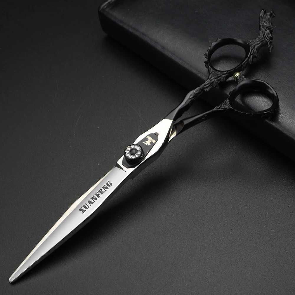 New Arrival 7-inch bearing dragon handle hair clip hair clipper styling tool cutting shears and slimming shears Z241213