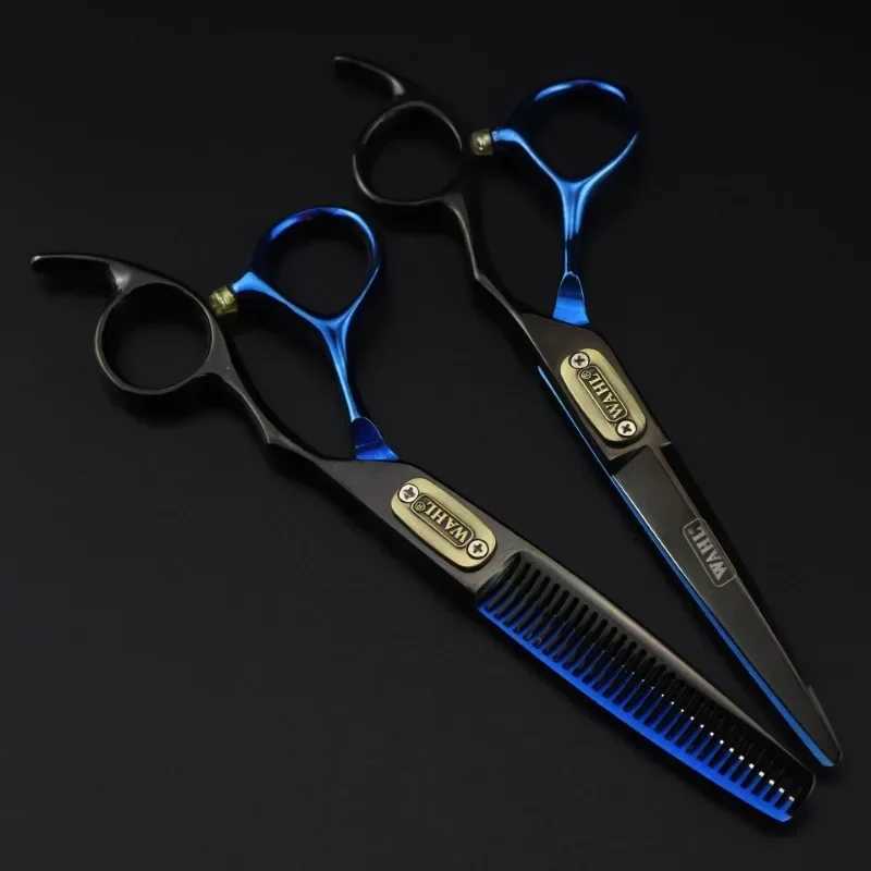 New Arrival professional Japan 440c steel 6 inch Bull head hair cutting scissors haircut thinning barber cut shears hairdressing scissors Z241213