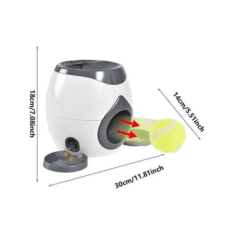 Dog training therapy puzzle toy automatic throwing machine Tossing Ball Food Distribution Reward Game Slow Feeder Supplies X241213