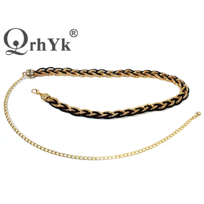 Ladies Fashion Sweet Retro Alloy Waist Chain Body for Women Belly Dress Decoration Belts 241213