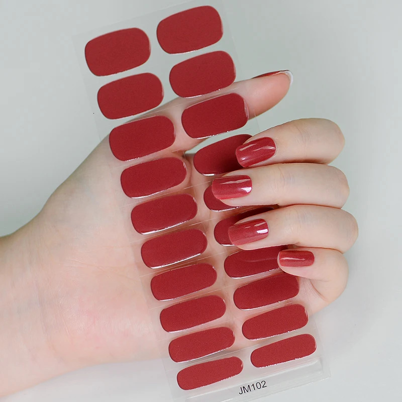 Gradual semi curing gel nail packaging 3D adhesive nail charm packaging durable sticker pressing on the nail DIY handle UV lamp needs 241205