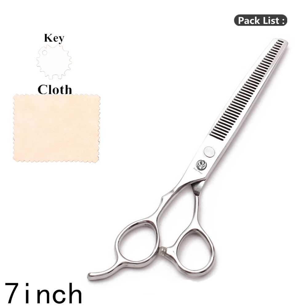 New Arrival Left hand hair clipper 5.5 inches 6 inches 7 inches Purple Dragon stainless steel 8000# hair clipper ultra-thin hair clipper Z241213