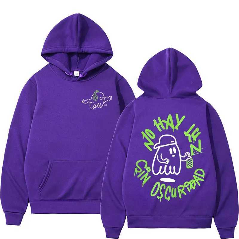 Rap singer Feid Ferxxo Mor No Le Temas A La Oscillidad mens hoodie womens retro hoodie casual wool zipper sweatshirt W241213