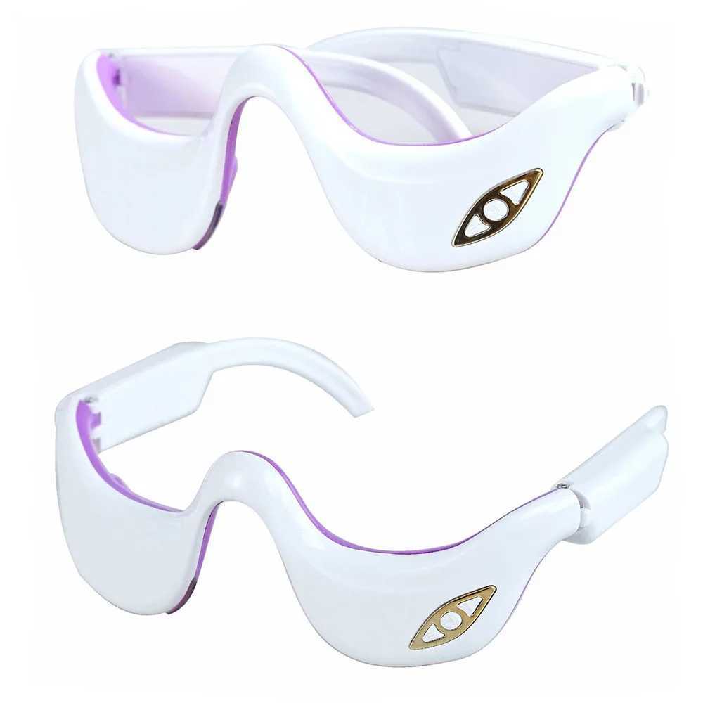 EMS Micro Current Eye Vibration Massager Eyewear Heating Therapy Eye Beauty Device Relieves Eye Fatigue Fades Anti Dark Circle W241213