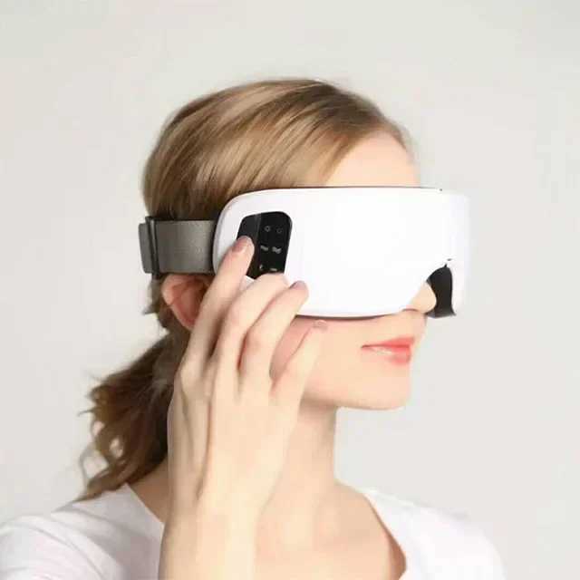 EL69 Electric Massage Relieves Eye Fatigue Beauty Care Usb Charging Hot Eye Massager with Pu Patch W241213