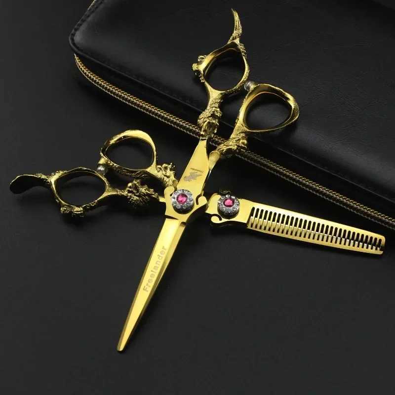 New Arrival 6-inch full golden dragon barber professional barber shop barber salon barber Z241213