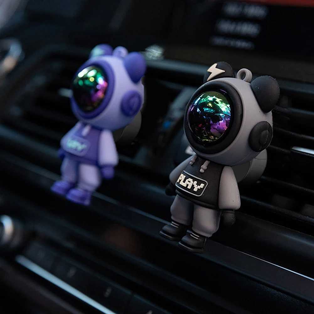 Car Air ener Cartoon Astronaut Air Outlet Cute Car Aroma Diffuser Funny Car Air ener Ornament Car Air Vent AccessoriesXJ241213
