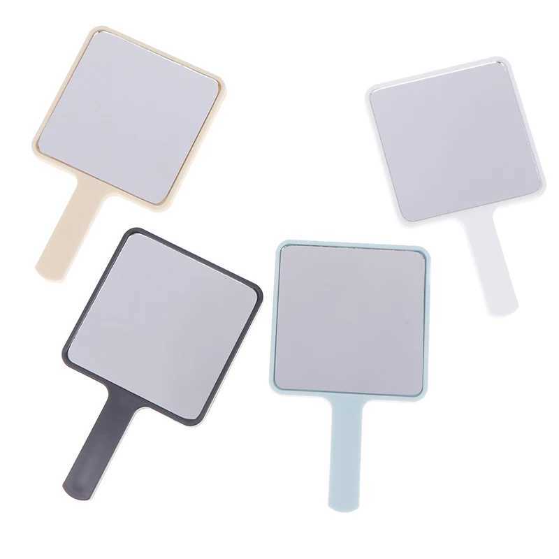 Handheld Makeup Mirror Square Makeup Vanity Mirror With Handle Hand Mirror SPA Salon Compact Mirrors Cosmetic Mirror For WomenXJ241213