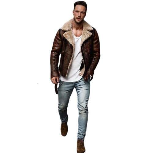 European And American Street Style Fur Personalized Coat, Men's Fashion Quality Classic