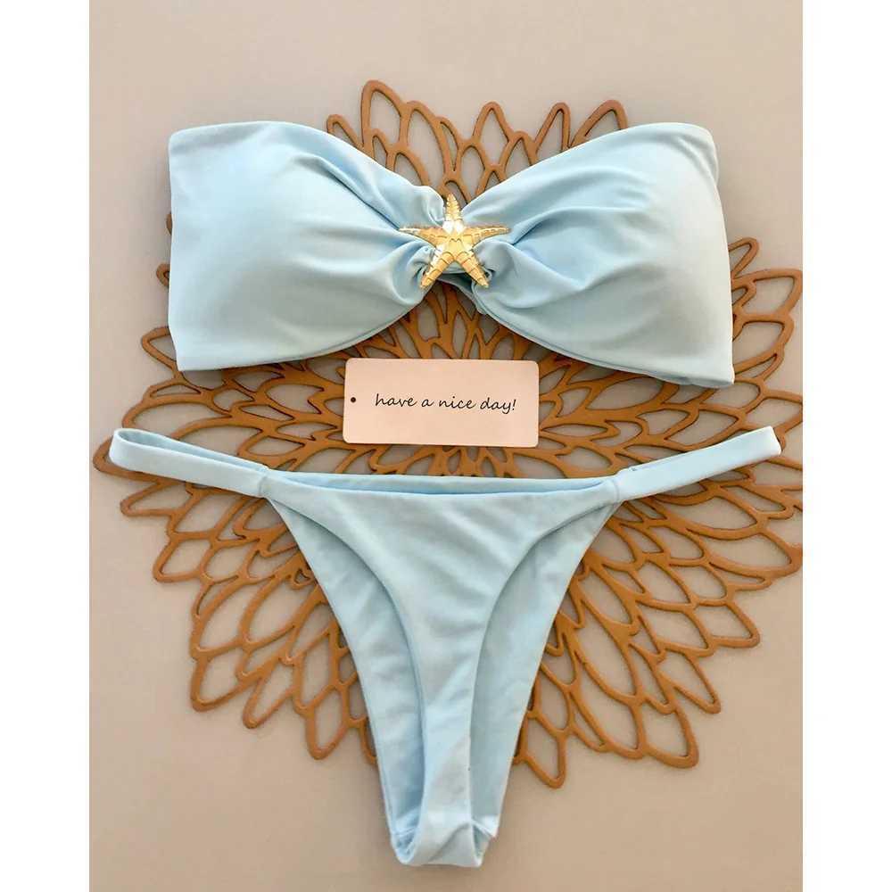 Push Up Bikinis 2025 Sexy Women Swimsuit Fa Swimwear Micro Bikini Set Swimming Suit Beachwear Bandeau Brazilian BiquiniXJ241212