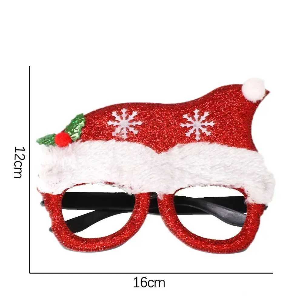 Sunglasses Christmas Glasses Plastic Decorative Kid Xmax Party Costume Accessory Photo Props Decoration decoracin hogar H241213F6XO