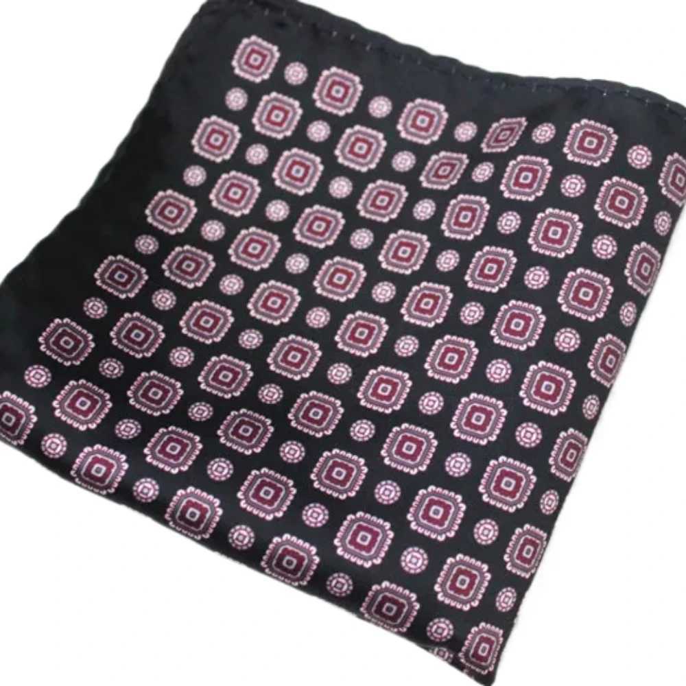 Paisley synthetic silk scarf womens pocket towel square scarf chest circumference towel wedding floral print W241213