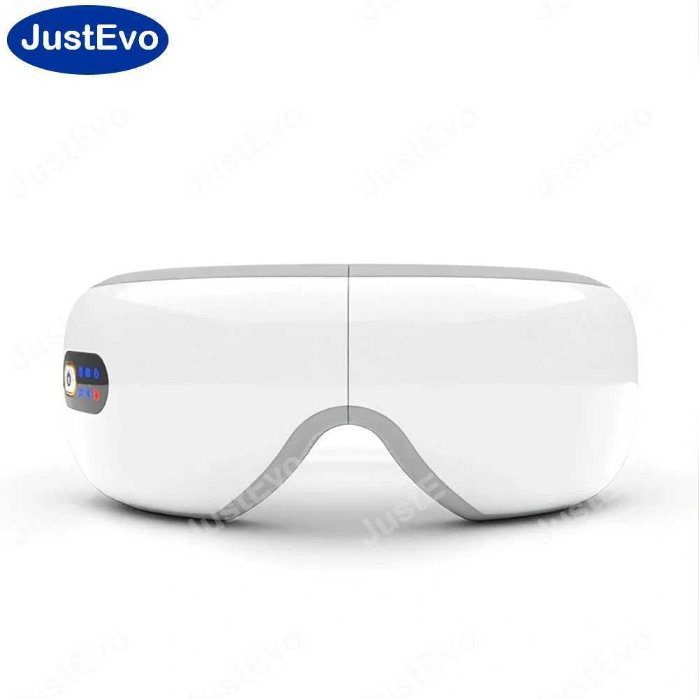 JustEvo eye massager eye care device with vibration massage heating function and music function. E-10B W241213