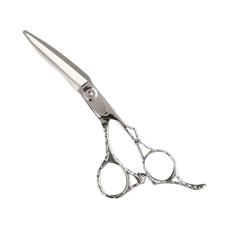 New Arrival High quality 3D style cutting of hair cutting samples Japanese steel 6-inch straight cutting hair cutting tool Z241213